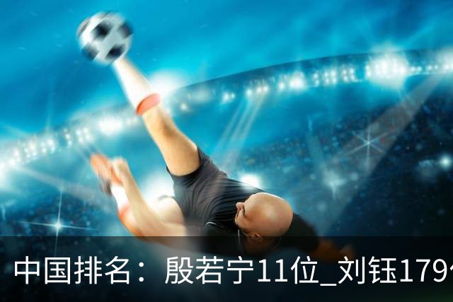 中国排名：殷若宁11位 刘钰179位许赢上涨2位